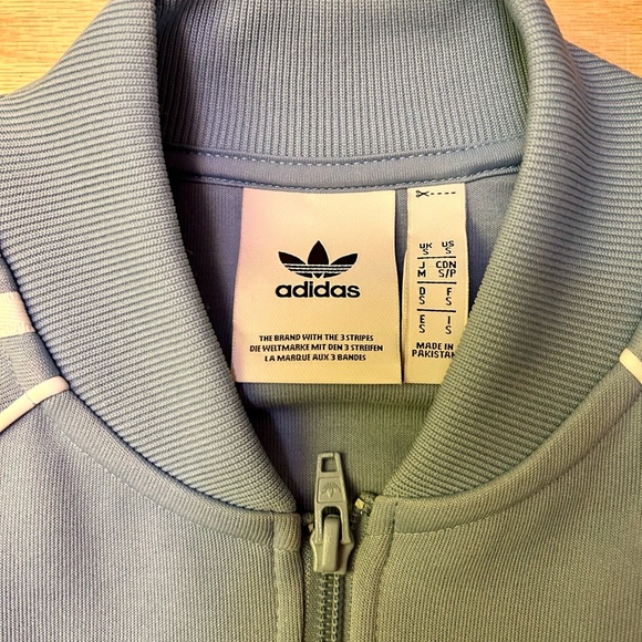 Adidas Originals Classics Baby Blue Track Jacket (Like New) Size: S - Picture 2 of 4